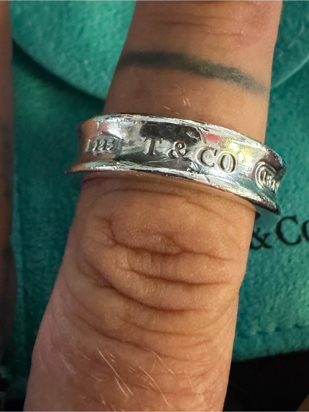 Tiffany & Co 1837 Band Ring - Sterling Silver